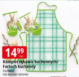 E.Leclerc Komplet rękawic kuchennych/Fartuch kuchenny Euromat oferta
