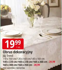 E.Leclerc Obrus dekoracyjny J&J Trend oferta