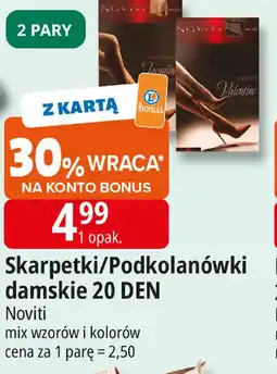 E.Leclerc Skarpetki/Podkolanówki damskie 20 DEN Noviti oferta
