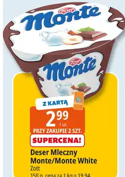 E.Leclerc Deser Mleczny Monte/Monte White Zott oferta