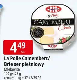 E.Leclerc La Polle Camembert/Brie ser pleśniowy Mlekovita oferta