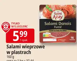 E.Leclerc Salami wieprzowe w plastrach oferta