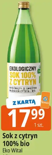 E.Leclerc Sok z cytryn 100% bio oferta