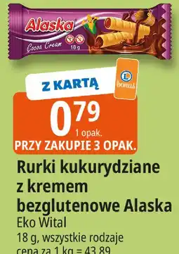 E.Leclerc Rurki kukurydziane z kremem bezglutenowe Alaska oferta