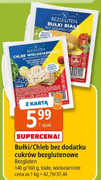 E.Leclerc Bułki/Chleb bez dodatku cukrów bezglutenowe Bezgluten oferta