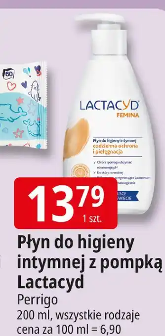 E.Leclerc Płyn do higieny intymnej z pompką Lactacyd oferta