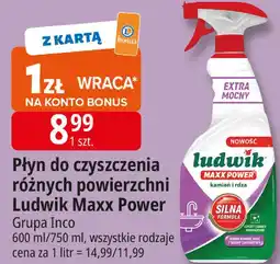 E.Leclerc Płyn do czyszczenia różnych powierzchni Ludwik Maxx Power oferta