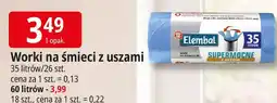 E.Leclerc Worki na śmieci z uszami oferta