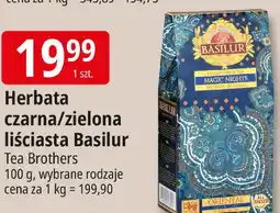 E.Leclerc Herbata czarna/zielona liściasta Basilur oferta