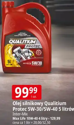 E.Leclerc Olej silnikowy Qualitium Protec 5W-30/5W-40 5 litrów oferta