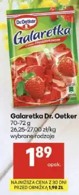 Delikatesy Centrum Galaretka truskawkowa wybrane rodzaje oferta