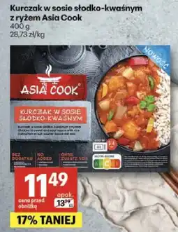 Delikatesy Centrum Kurczak w sosie słodko-kwaśnym z ryżem oferta