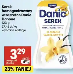 Delikatesy Centrum Serek homogenizowany w saszetce Danio oferta