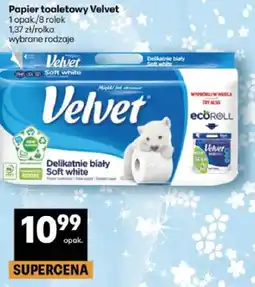 Delikatesy Centrum Papier toaletowy 1 opak./8 rolek delikatnie biały soft white wybrane rodzaje oferta