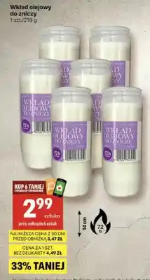 Delikatesy Centrum Wkład olejowy do zniczy oferta
