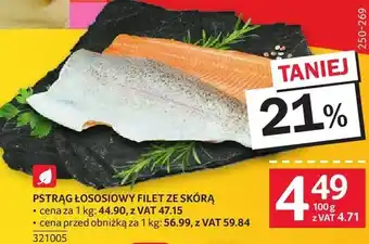Selgros Pstrąg łososiowy filet ze skórą oferta