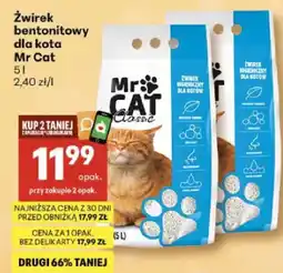 Delikatesy Centrum Żwirek bentonitowy dla kota oferta