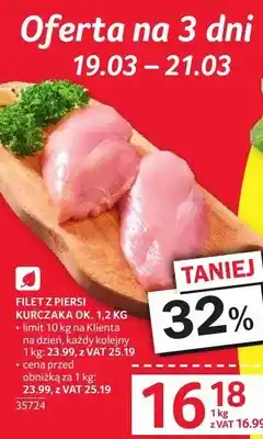 Selgros Filet z piersi kurczaka oferta