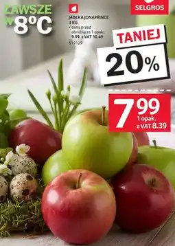 Selgros Jabłka Jonaprince oferta