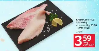 Selgros Karmazyn filet ze skórą oferta