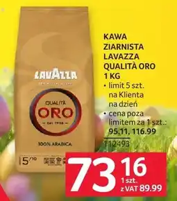 Selgros Kawa ziarnista Lavazza Qualita Oro oferta