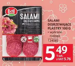 Selgros Salami dojrzewające plasterki Bell oferta