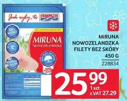 Selgros Filety nowozelandzka ze skóry Miruna oferta