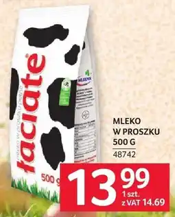 Selgros Mleko w proszku Łaciate oferta