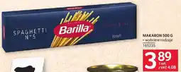 Selgros Makaron Barilla Spaghetti oferta