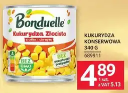 Selgros Kukurydza konserwowa Bonduelle Złocista oferta