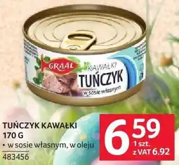 Selgros Tuńczyk kawałki Graal oferta