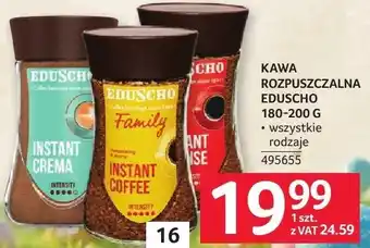 Selgros Kawa rozpuszczalna Eduscho oferta