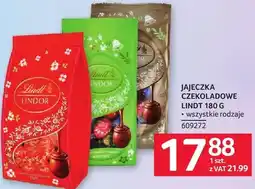 Selgros Jajeczka czekoladowe Lindt 180g różne rodzaje oferta