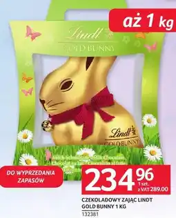 Selgros Czekoladowy zajączek Lindt Gold Bunny oferta