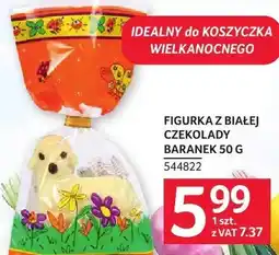 Selgros Figurka z białej czekolady baranek oferta