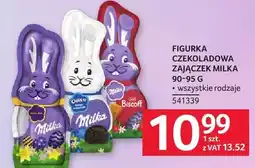 Selgros Figurka czekoladowa zajączek Milka 90-95g różne rodzaje oferta