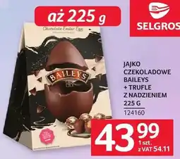 Selgros Jajko czekoladowe Baileys z truflą z nadzieniem oferta