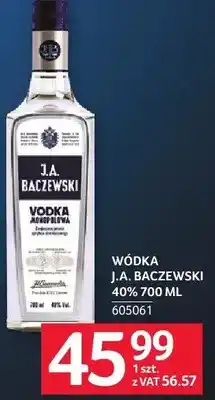 Selgros Wódka J.A. Baczewski 40% oferta