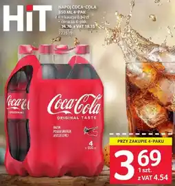 Selgros Napój Coca-Cola 850ML 4-pak oferta
