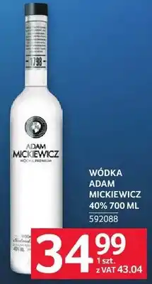 Selgros Wódka Adam Mickiewicz 40% oferta