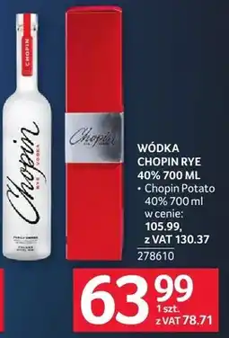 Selgros Wódka Chopin Rye 40% oferta