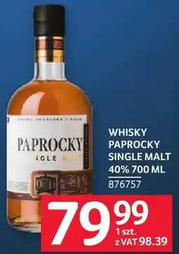 Selgros Whisky single malt 40% oferta