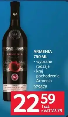 Selgros Wino ARMENIA oferta
