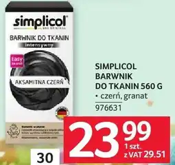 Selgros Barwnik do tkanin SIMPLICOL oferta