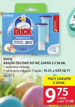 Selgros Krążki żelowe do wc Duck Fresh Discs oferta