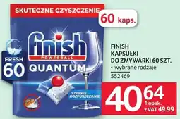 Selgros Kapsułki do zmywarki Finish Quantum 60 szt oferta
