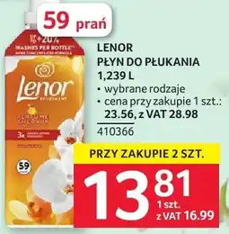 Selgros Płyn do płukania LENOR oferta