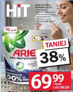 Selgros Proszek do prania ARIEL KAPSUŁKI 70 SZT oferta
