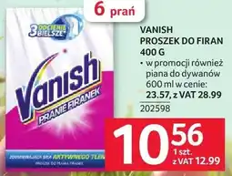 Selgros Proszek do firan VANISH oferta
