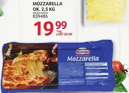 Selgros Mozzarella Hochland ok oferta